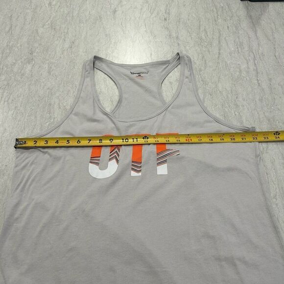 Orange Theory OTF Logo Gray Racerback Cotton Tank Top Women's Size‎ XXL - Picture 9 of 13